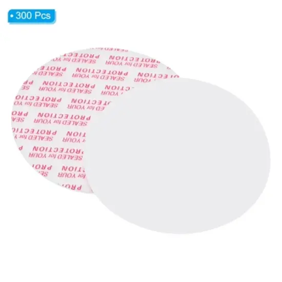 Unique Bargains Foam Lid Liner, Resistant Pressure Sensitive Seal White image {2}