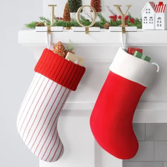 20" Woven Stripes Stocking - Wondershop&trade; image {1}