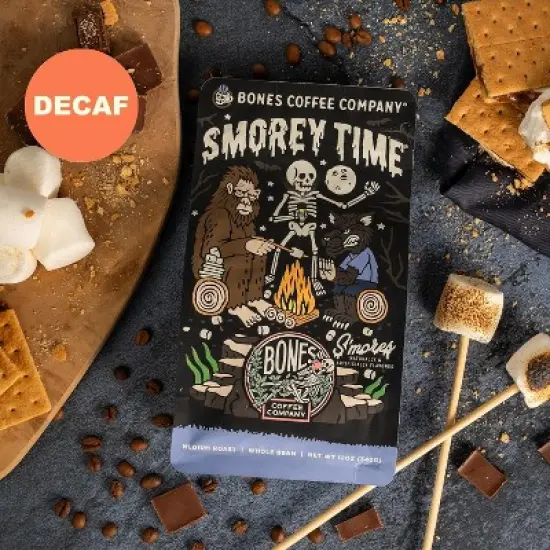 Bones Coffee Company S'morey Time Decaf 12 oz (Ground) image {3}