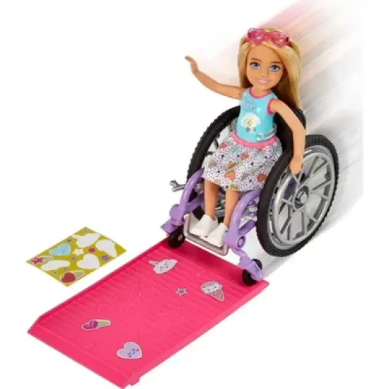 Barbie Chelsea Wheelchair Doll - Sweets Dress image {4}
