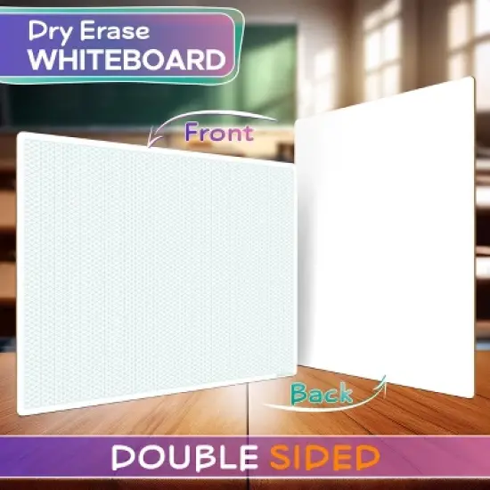 SCRIBBLEDO Isometric Grid 11"x14" Dry Erase Board image {1}