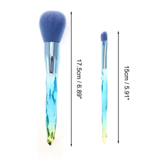 Unique Bargains Lightweight Makeup Brush Set 10 Pcs image {1}