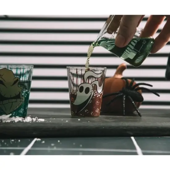 Silver Buffalo Disney The Nightmare Before Christmas 1.5-Ounce Mini Shot Glasses | Set of 4 image {5}