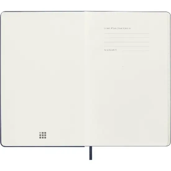 Moleskine 2025-26 18 Monthly Weekly Academic Planner Long Sapphire Blue image {2}