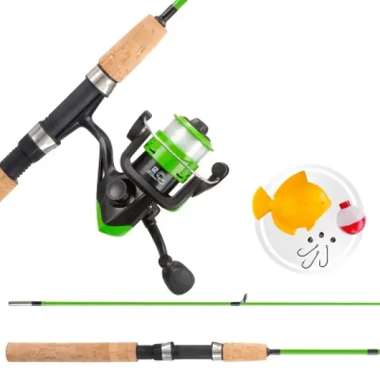 Leisure Sports Spinning Rod & Reel Starter Kit - 5'2", Green image {2}