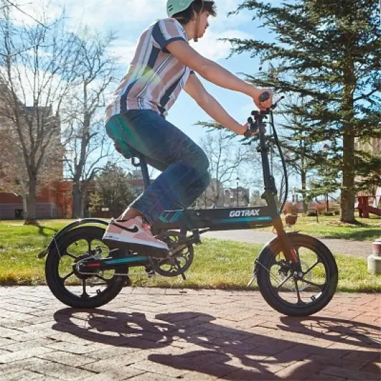 GOTRAX EBE1 16'' Step Over Electric Bike - Black image {7}