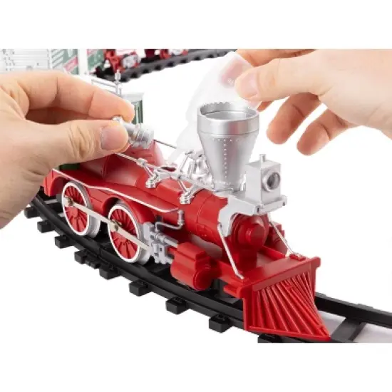 Lionel North Pole Express Battery Operated O-Gauge Train Set: 44-Piece Toy Vehicle Playset image {18}