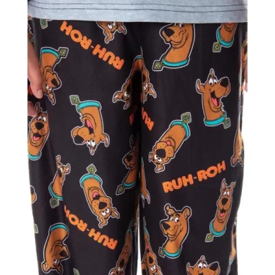 Scooby Doo Boys' PJS Ruh-Roh! Pajamas Raglan Shirt and Pants Sleep Set image {2}