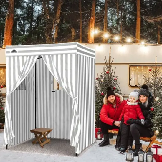 EAGLE PEAK Flex Compact 5x5 Pop-up Canopy Changing Room, Portable Privacy Dressing Room image {10}