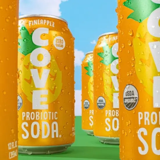 Cove Pineapple Cola Soda - 12 fl oz Can image {4}