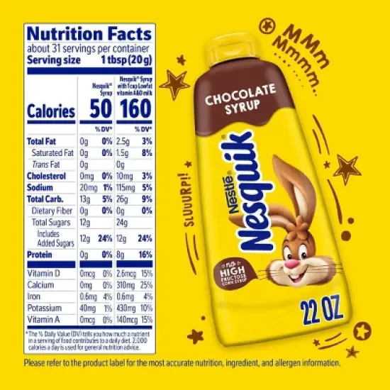 Nestle Nesquik Chocolate Syrup - 22oz image {5}