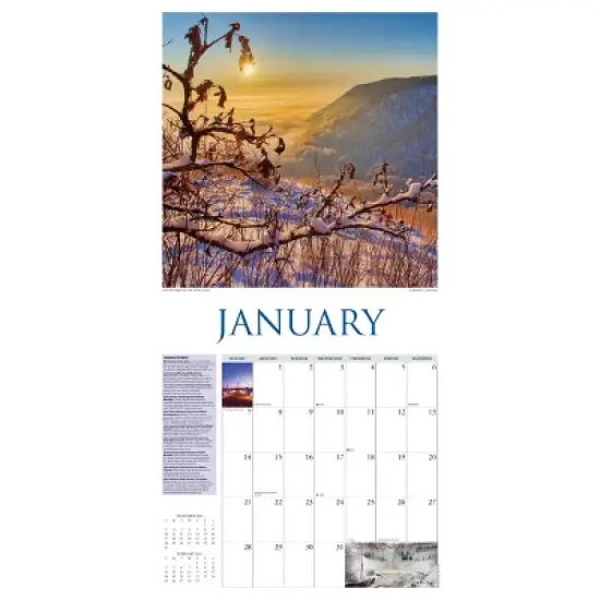 Willow Creek Press 2024 Wall Calendar 12"x12" Minnesota image {2}