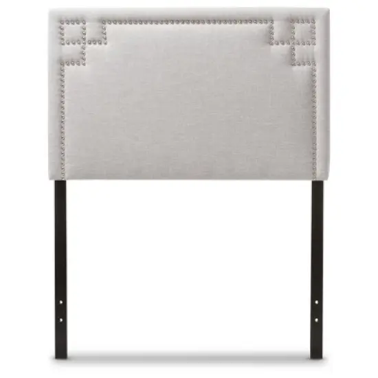 Geneva Modern And Contemporary Fabric Upholstered Headboard - Twin - Baxton Studio image {5}