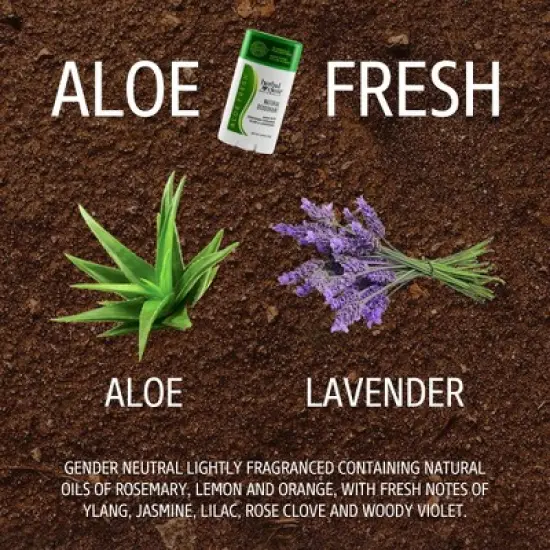 Aloe Fresh Deodorant by Herbal Clear Naturally  -  2.65 oz Stick image {3}