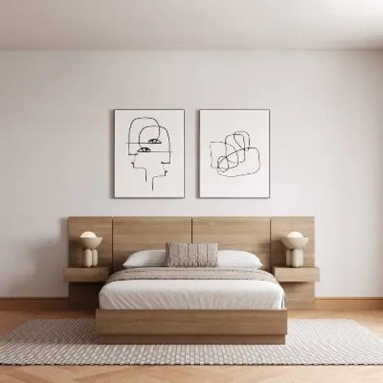 Nexera 4pc Queen Milano Bedroom Set image {2}