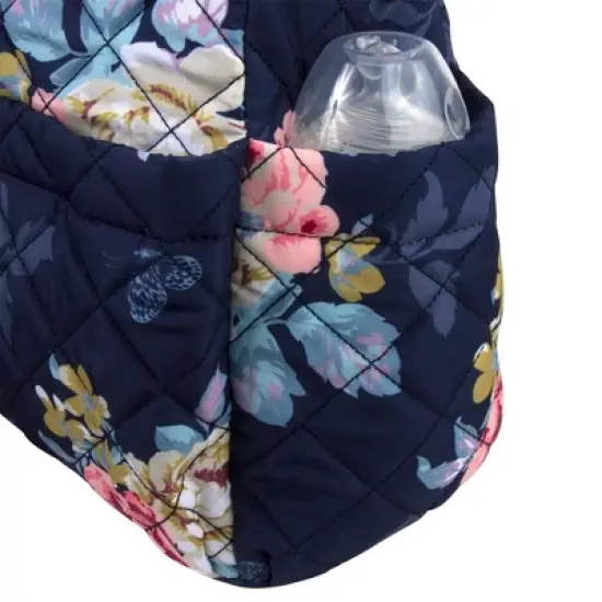 Baby Essentials Quilted Floral Tote image {6}