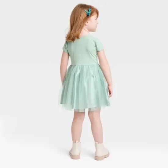 Toddler Girls' The Rolling Stones Printed A-Line Dress - Green image {1}