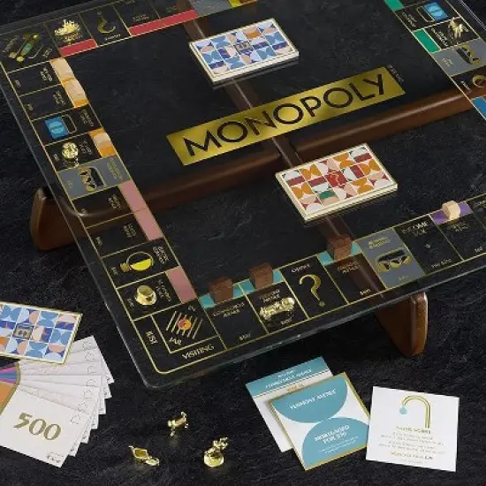 WS Game Company Monopoly Prisma Glass Edition Board Game image {3}