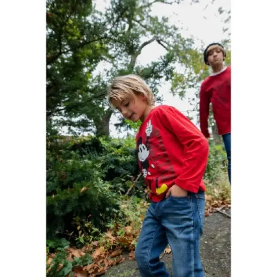 Disney Mickey Mouse 3 Pack Long Sleeve T-Shirts Infant to Big Kid image {3}