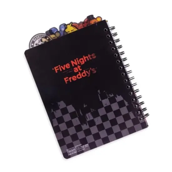 Silver Buffalo Five Nights At Freddy's: Special Delivery "Let's Party" 6-Tab Spiral Notebook image {1}