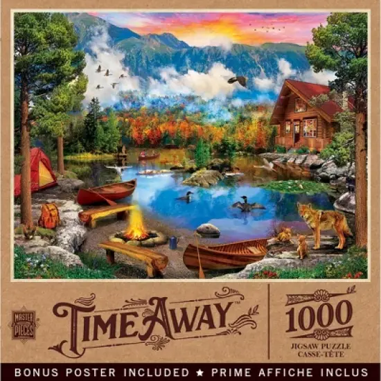 MasterPieces 1000 Piece Jigsaw Puzzle - Sunset Canoe - 19.25"x26.75" image {1}