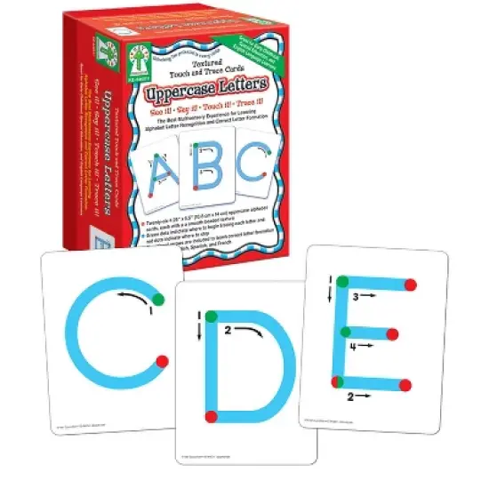 Key Education Publishing Textured Touch and Trace: Uppercase Manipulative image {1}