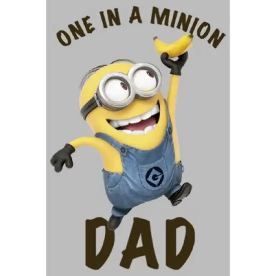 Men's Despicable Me Dave One in a Minion Dad T-Shirt image {1}