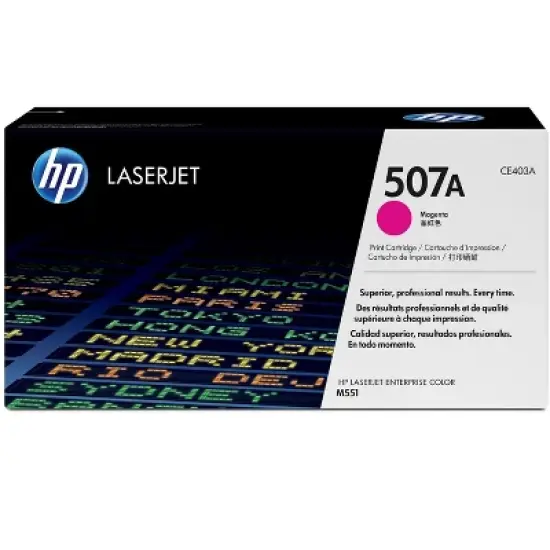 HP 507A Magenta Original LaserJet Toner Cartridge, ~6,000 pages, CE403A image {7}