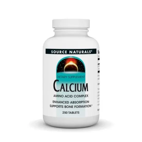 Calcium Amino Acid Complex 200mg by Source Naturals, Inc.  -  250 Tablet image {3}