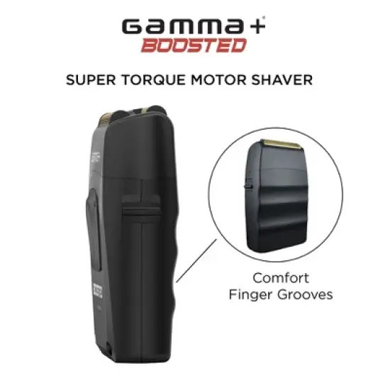 GAMMA+ Boosted Cordless Double Foil Shaver, USB-C Rechargeable with Integrated Micro Trimmer image {6}