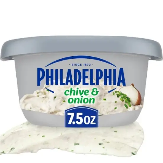 Philadelphia Chive & Onion Cream Cheese Spread  - 7.5oz image {10}