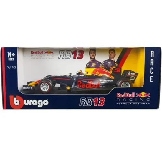Renault Red Bull Racing TAG Heuer RB13 #3 Daniel Ricciardo Formula One F1 1/18 Diecast Model Car by Bburago image {2}
