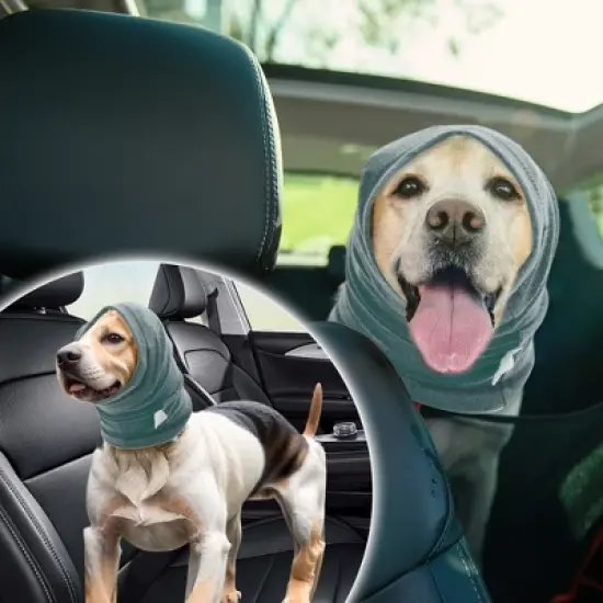 Unique Bargains Dogs Calming Headband Muff Noise Protection for Anxiety Keep Warm image {4}