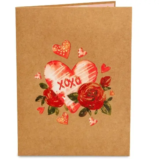 Frndly by Paper Love 3D Bouquet of Roses Pop Up Card image {1}