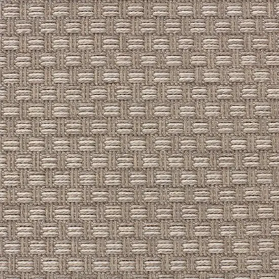 6' x 9' Basketweave Outdoor Rug Oatmeal - Smith & Hawken&trade; image {2}