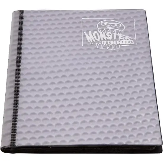 Monster 4 Pocket Trading Card Binder- Holofoil Clear Album, Anti-Theft & TCG Protection w Side Loading Padded Pockets, Double Sided, Holds 160 Cards image {1}