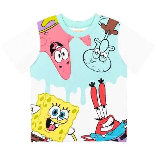 SpongeBob SquarePants Toddler Boys 2 Pack Graphic T-Shirt  image {3}