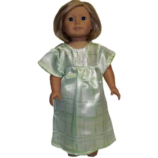Doll Clothes Superstore Size 6 Matching Girl and Dolls Satin Nightgown image {2}