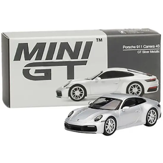 Porsche 911 Carrera 4S GT Silver Metallic Limited Edition to 3000 pcs Worldwide 1/64 Diecast Model Car by True Scale Miniatures image {3}
