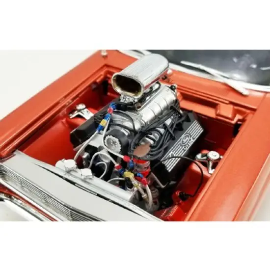 Blown 427 SOHC Engine and Transmission Replica from "1967 Ford Fairlane SOHC Street Machine" 1/18 Scale Model by GMP image {1}