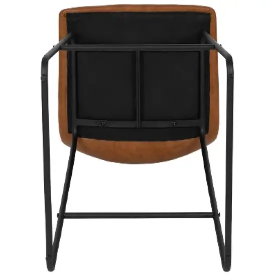 Flash Furniture 30 Inch Commercial Grade LeatherSoft Bar Height Barstools, Set of 2 image {8}