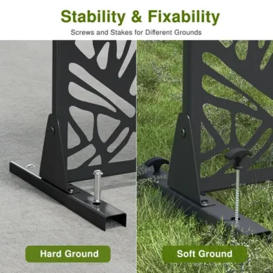 Dovelina creen Series Black Plastic Web Pattern Screen image {3}