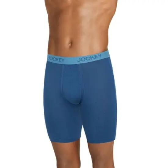 Jockey Men's Chafe Proof Pouch Ultra Soft Modal 8.5" Long Leg B image {7}