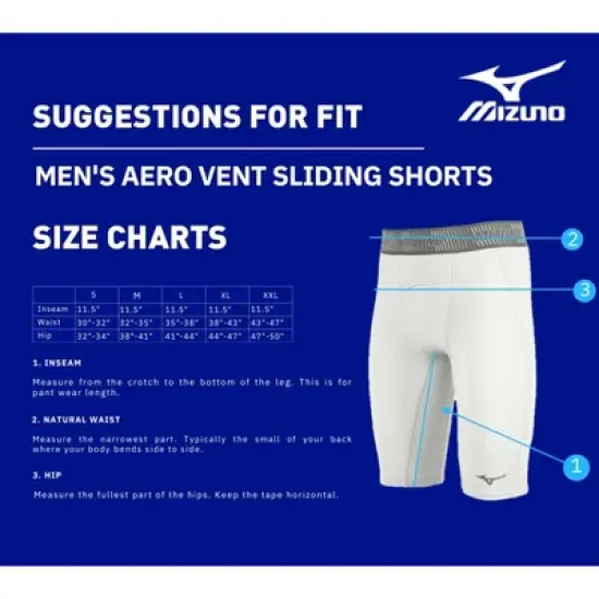 Mizuno Aero Vent Padded Sliding Short image {3}