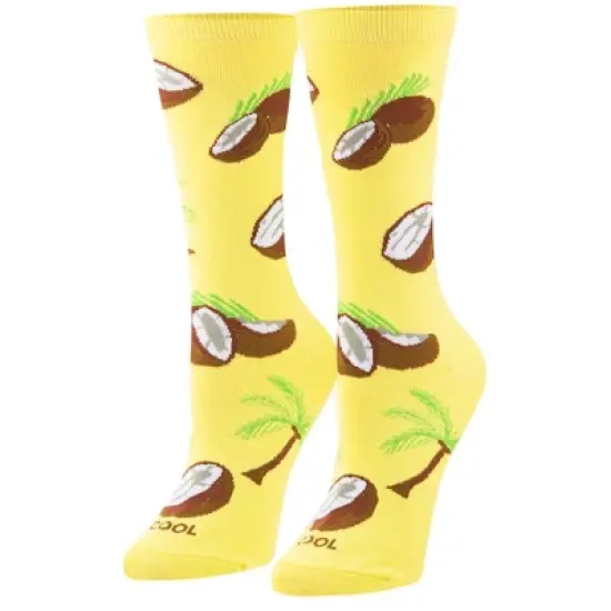 Cool Socks, Cute Fun Fruit Print Novelty Crew Socks for Women image {8}