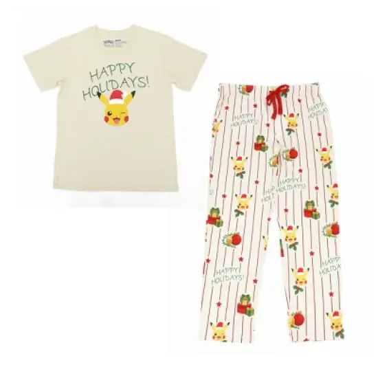 Pokemon Pikachu Happy Holidays Women's 2-Pack Sleep Set image {2}