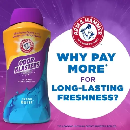 Arm & Hammer In Wash Freshness Booster Odor Blasters - 45oz image {8}