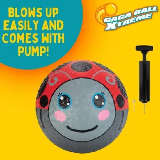 Animal Playground Balls 8.5" (3 Pack) W Pump- Great for Dodge Ball, Kickball, Indoor Outdoor Games Accessories, School Supplies-Perfect for Springtime image {1}