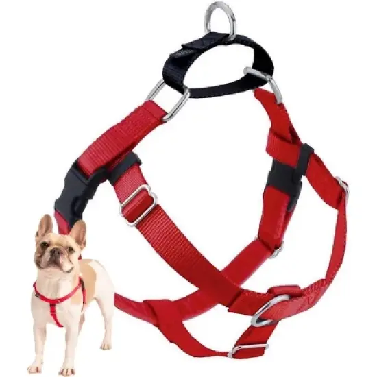 2 Hounds Design Freedom No Pull Dog Harness, Adjustable Harness, Easy Walking & Comfortable Control, Fits Small, Medium & Large Dogs, Solid Colors, image {5}