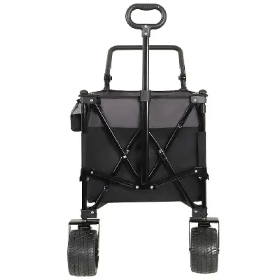 Multi-Functional Push-Pull Folding Wagon Cart with Rotating Handle & 360&deg; All-Terrain Wheels &ndash; Heavy-Duty, Adjustable Design, Large Capacity image {9}